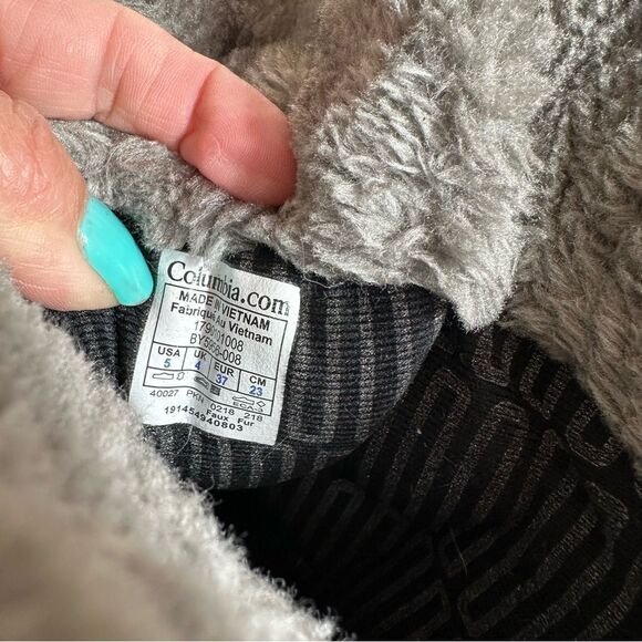 Columbia Gray and Pink Winter Boots - Picture 6 of 6